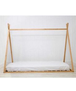 Mobiliario Y Decoraci N Érase una vez | Cama Tipi Con Somier 70 140 Natural