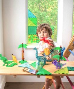 Juguetes Y Juegos Educativos Érase una vez | Construcciones 3D Magna Tiles Dinosaurios Xl