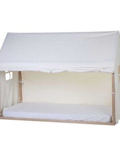 Mobiliario Y Decoraci N Érase una vez | Funda Blanca Para Cama Casita 90 X 200