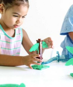 Juguetes Y Juegos Educativos Érase una vez | Construcciones 3D Magna Tiles Dinosaurios Xl