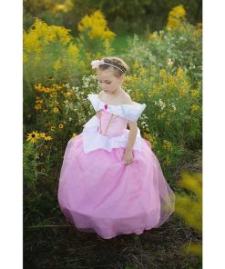 Disfraces Infantiles Érase una vez | Vestido Princesa Bella Durmiente De Luxe 3-4 A Os