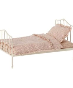 Mundo Maileg Érase una vez | Cama De Metal Vintage Para Osos Y Conejos- Blanca