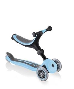 Juguetes Sobre Ruedas Y Bicicletas Érase una vez | Patinete Evolutivo Go-Up Plegable Azul Pastel