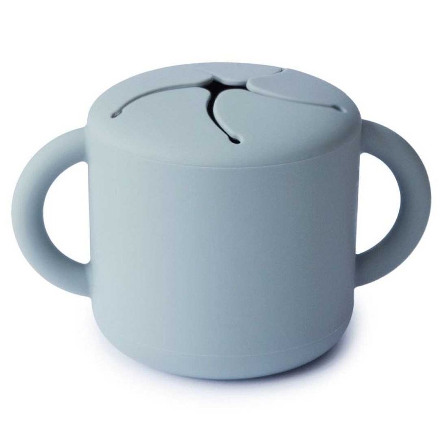 Puericultura Érase una vez | Taza Para Snacks En Silicona Solid Powder Blue- Azul