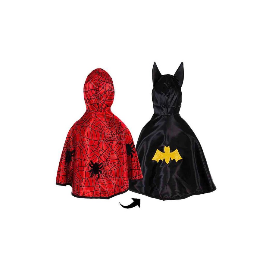 Disfraces Infantiles Érase una vez | Capa Reversible Spiderman-Batman Con M Scara 5-6 A Os