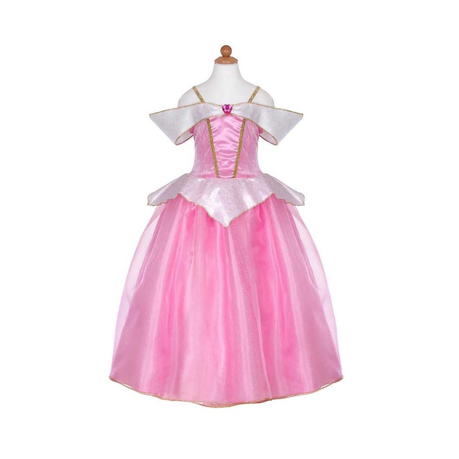 Disfraces Infantiles Érase una vez | Vestido Princesa Bella Durmiente De Luxe 3-4 A Os