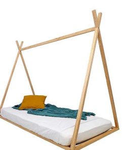 Mobiliario Y Decoraci N Érase una vez | Cama Tipi Con Somier 70 140 Natural