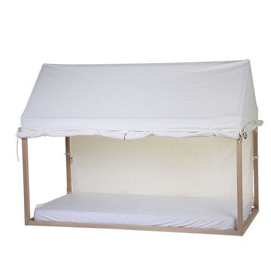 Mobiliario Y Decoraci N Érase una vez | Funda Blanca Para Cama Casita 90 X 200