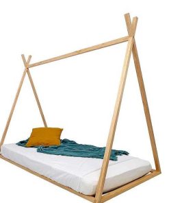 Mobiliario Y Decoraci N Érase una vez | Cama Tipi Con Somier 90 200 Natural