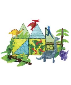 Juguetes Y Juegos Educativos Érase una vez | Construcciones 3D Magna Tiles Dinosaurios Xl