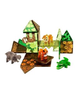 Juguetes Y Juegos Educativos Érase una vez | Construcciones 3D Magna Tiles Animales De La Jungla