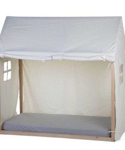 Mobiliario Y Decoraci N Érase una vez | Funda Blanca Para Cama Casita 70 X 140