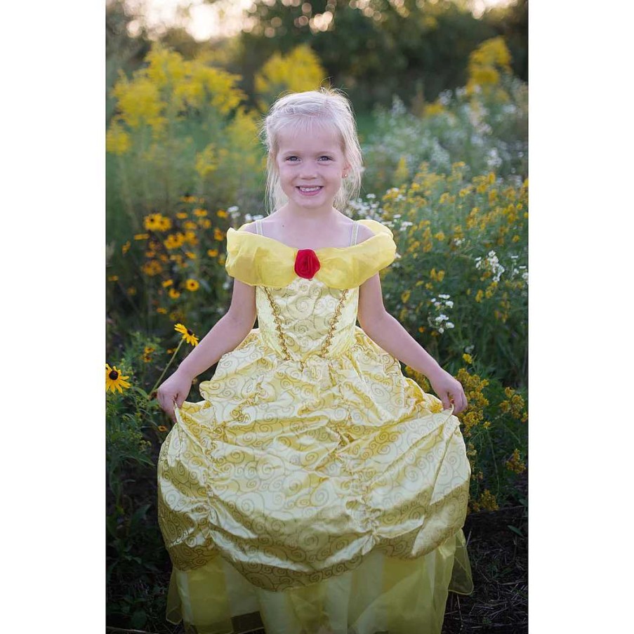 Disfraces Infantiles Érase una vez | Vestido Princesa Bella De Luxe 3-4 A Os