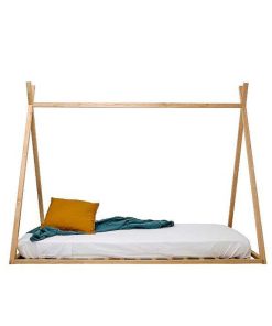 Mobiliario Y Decoraci N Érase una vez | Cama Tipi Con Somier 90 200 Natural