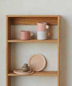 Cocinas Y Complementos Érase una vez | Set De T & Caf En Madera Rosa