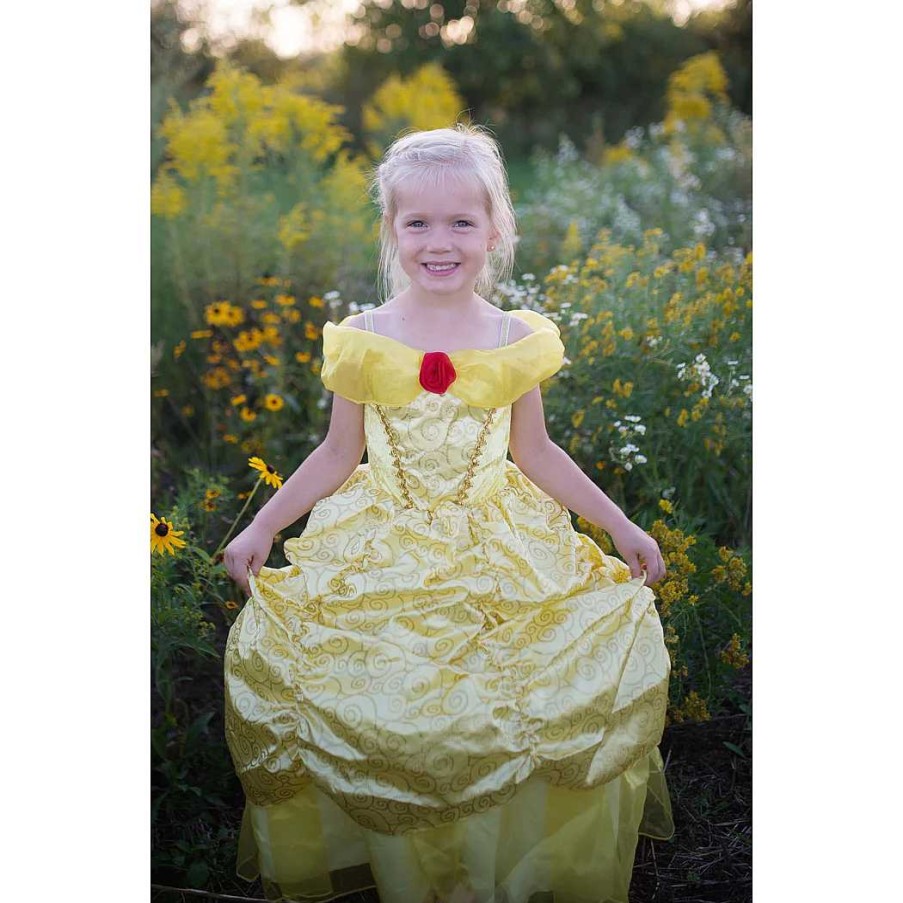 Disfraces Infantiles Érase una vez | Vestido Princesa Bella De Luxe 7-8 A Os