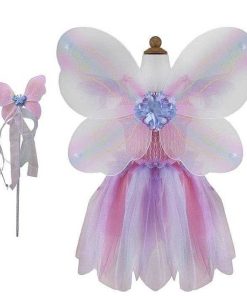 Disfraces Infantiles Érase una vez | Vestido De Hada Mariposa Rosa 5-6 A Os