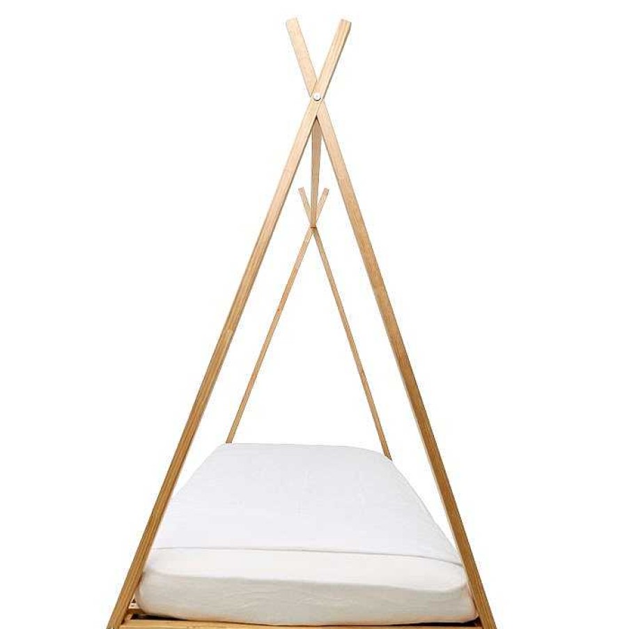 Mobiliario Y Decoraci N Érase una vez | Cama Tipi Con Somier 70 140 Natural