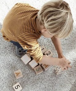 Juguetes Y Juegos Educativos Érase una vez | Bloques De Madera Letras + N Meros + Animales