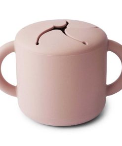 Puericultura Érase una vez | Taza Para Snacks En Silicona Solid Blush- Rosa