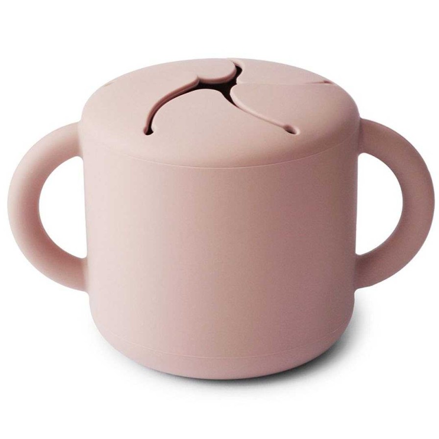 Puericultura Érase una vez | Taza Para Snacks En Silicona Solid Blush- Rosa